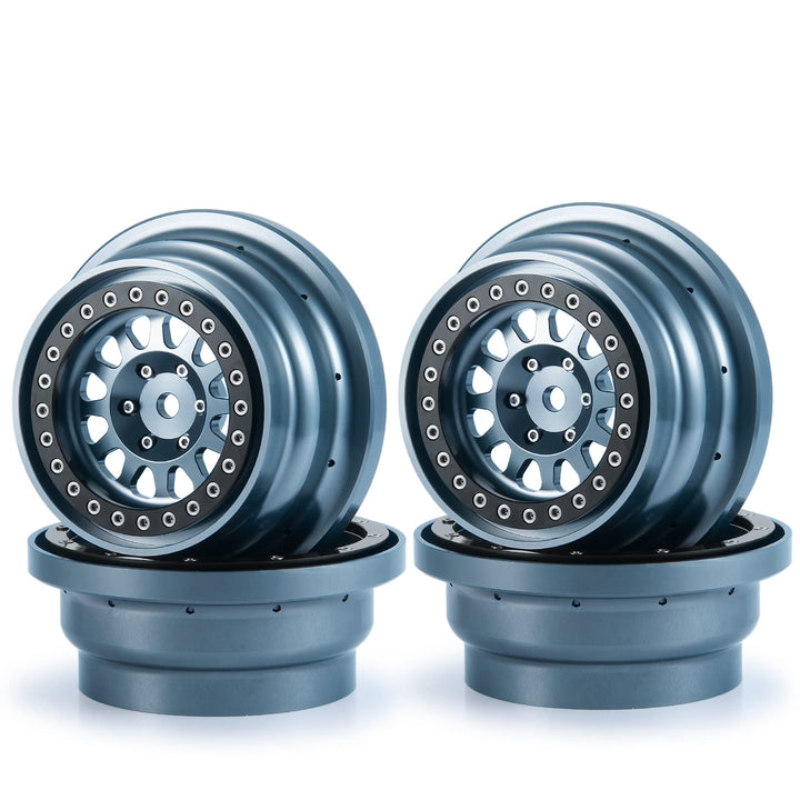 4 Stück Alumium Beadlock Felgennabe für UDR Unlimited Desert Racer 1:7 Upgrade Teile