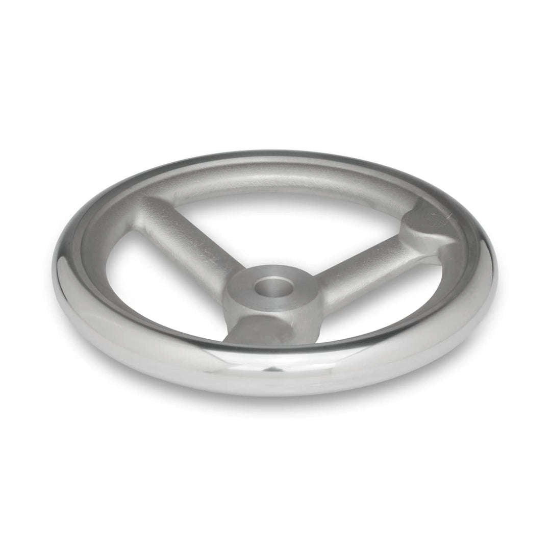 Ganter Normelemente | Handrad Aluminium | DIN 950-AL-160-B14-A | Durchmesser d1: 160mm; Bohrung d2: