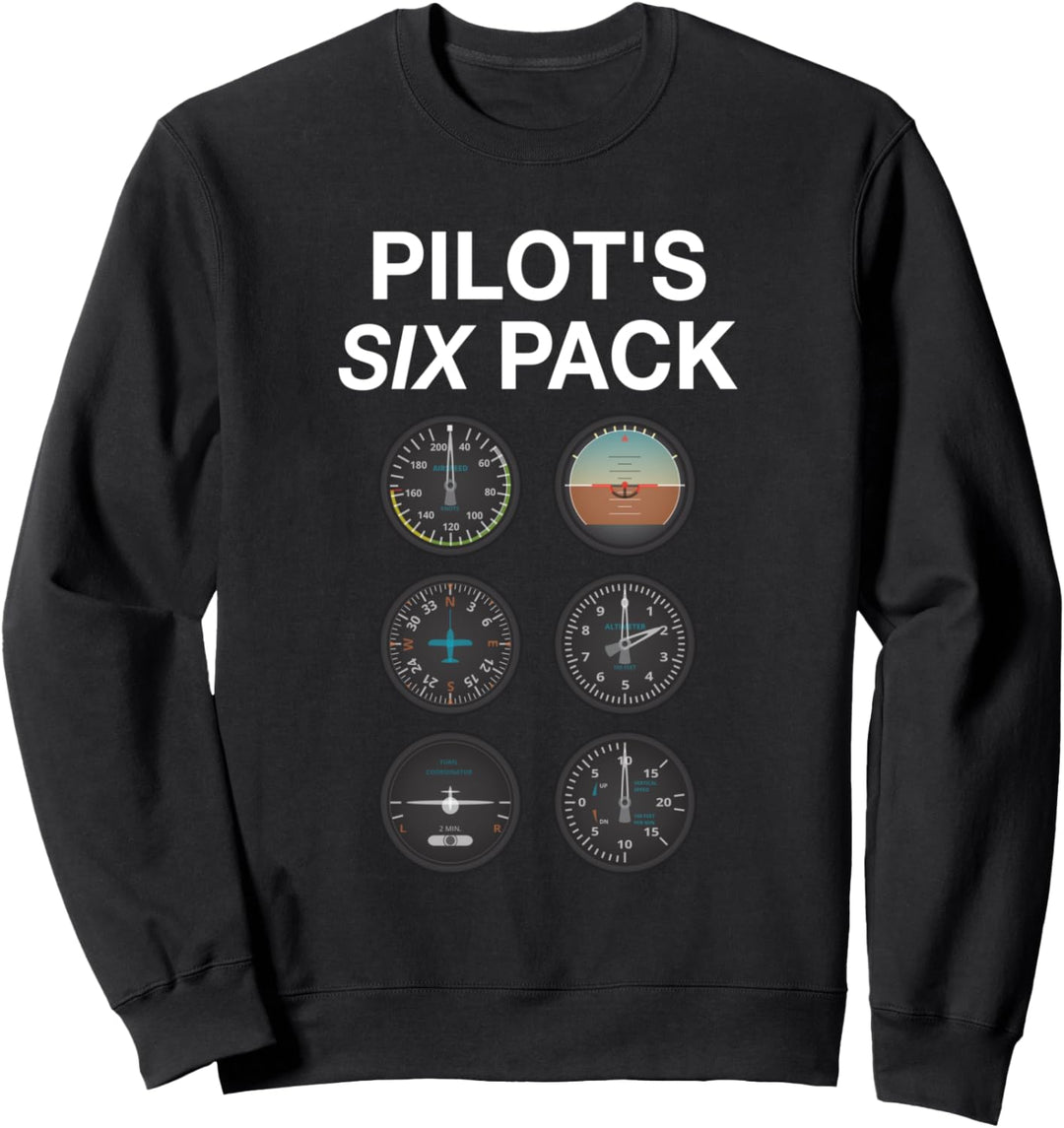 Flugzeugpilot lustige Neuheit Sweatshirt