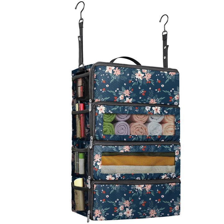 Koffer-Organizer, Reisegepäck-Organizer, Hängeregale, Packwürfel, Schrank, zusammenklappbar, tragbar