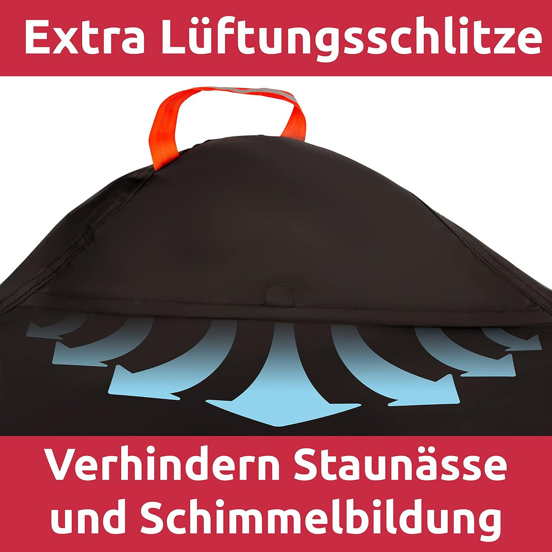 BUSHBOCK® Premium Motorroller Abdeckplane mit Ripstop Struktur - Kein Aufreissen mehr! - Outdoor/Ind
