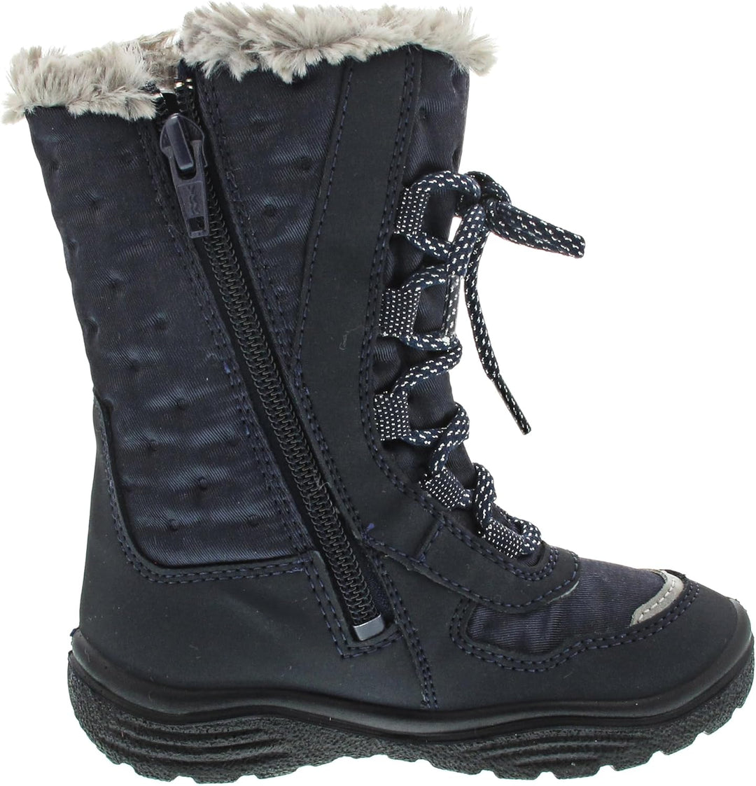 Superfit Mädchen Crystal Warm Gefütterte Gore-tex Schneestiefel 25 EU Blau 8000, 25 EU Blau 8000