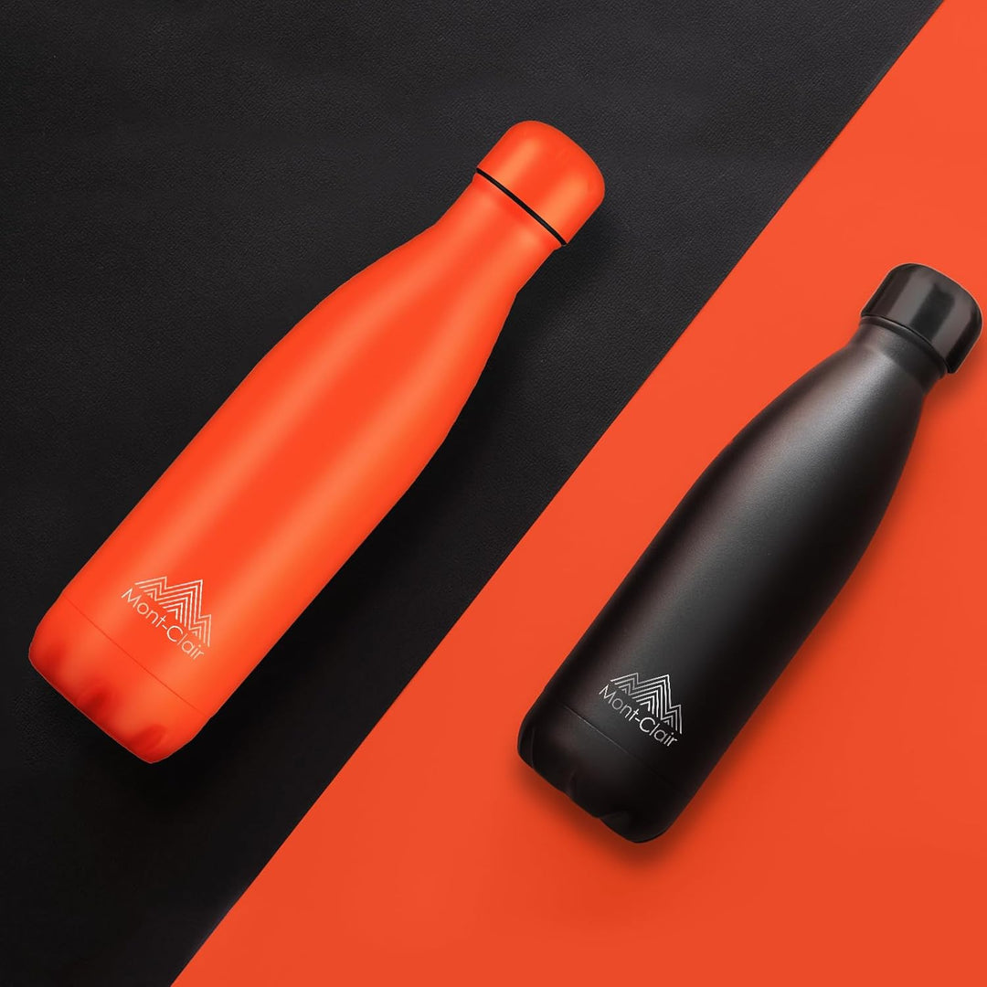 Mont-Clair LO Trinkflasche Edelstahl - Thermosflasche - BPA-freie - Water Bottle, Edelstahl trinkfla