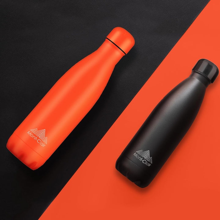 Mont-Clair LO Trinkflasche Edelstahl - Thermosflasche - BPA-freie - Water Bottle, Edelstahl trinkfla