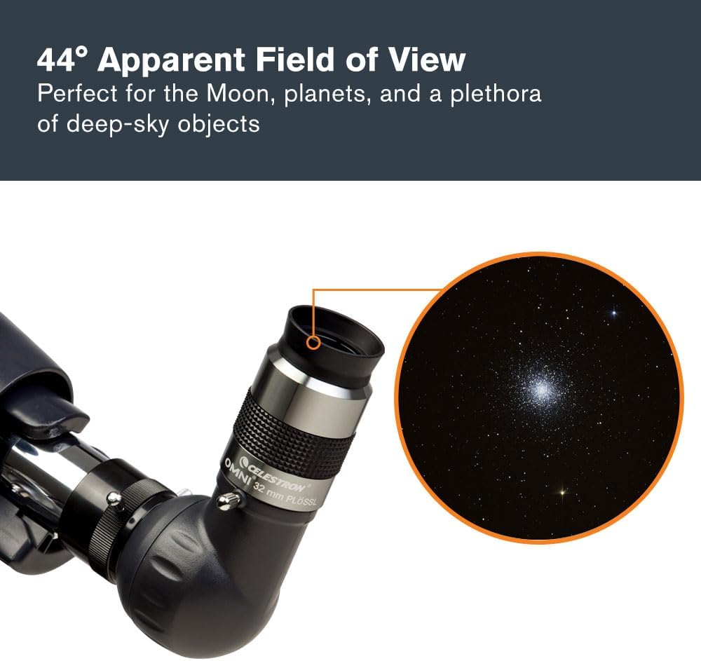 Celestron 93323 1-1/4-32 mm Omni Serie Okular, 32 mm
