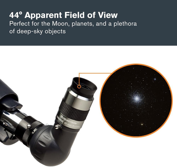 Celestron 93323 1-1/4-32 mm Omni Serie Okular, 32 mm