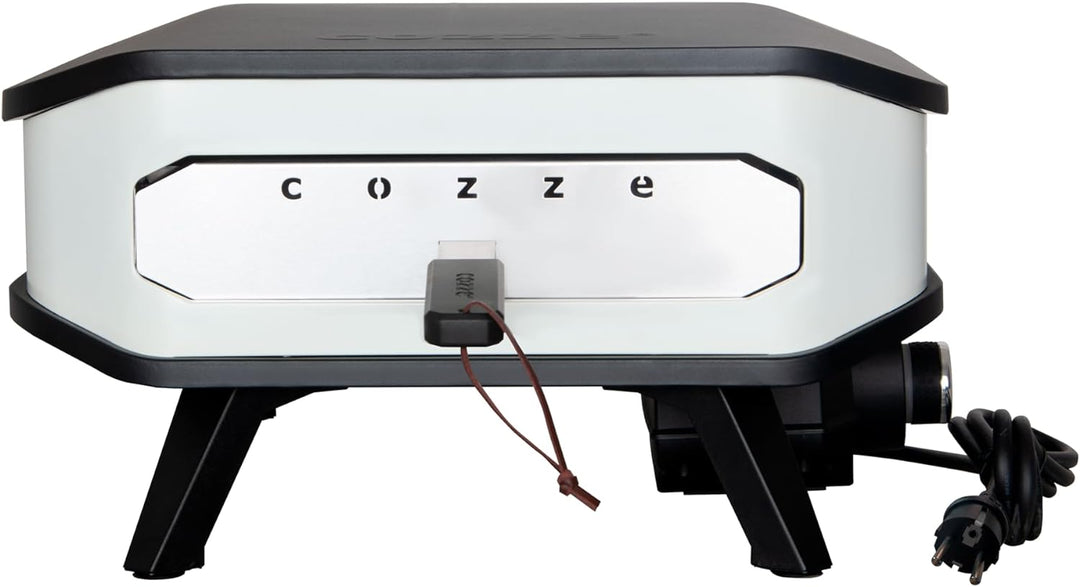 Cozze® 13" Elektro-Pizzaofen mit Pizzasten und Frontabdeckung 230V/2200W