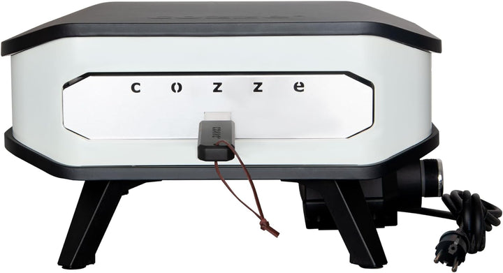 Cozze® 13" Elektro-Pizzaofen mit Pizzasten und Frontabdeckung 230V/2200W