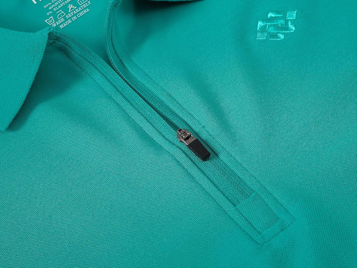 MoFiz Damen Poloshirt Langarm Baumwolle Polohemd Sport Polo Wintershirts mit Reissverschluss Kragen