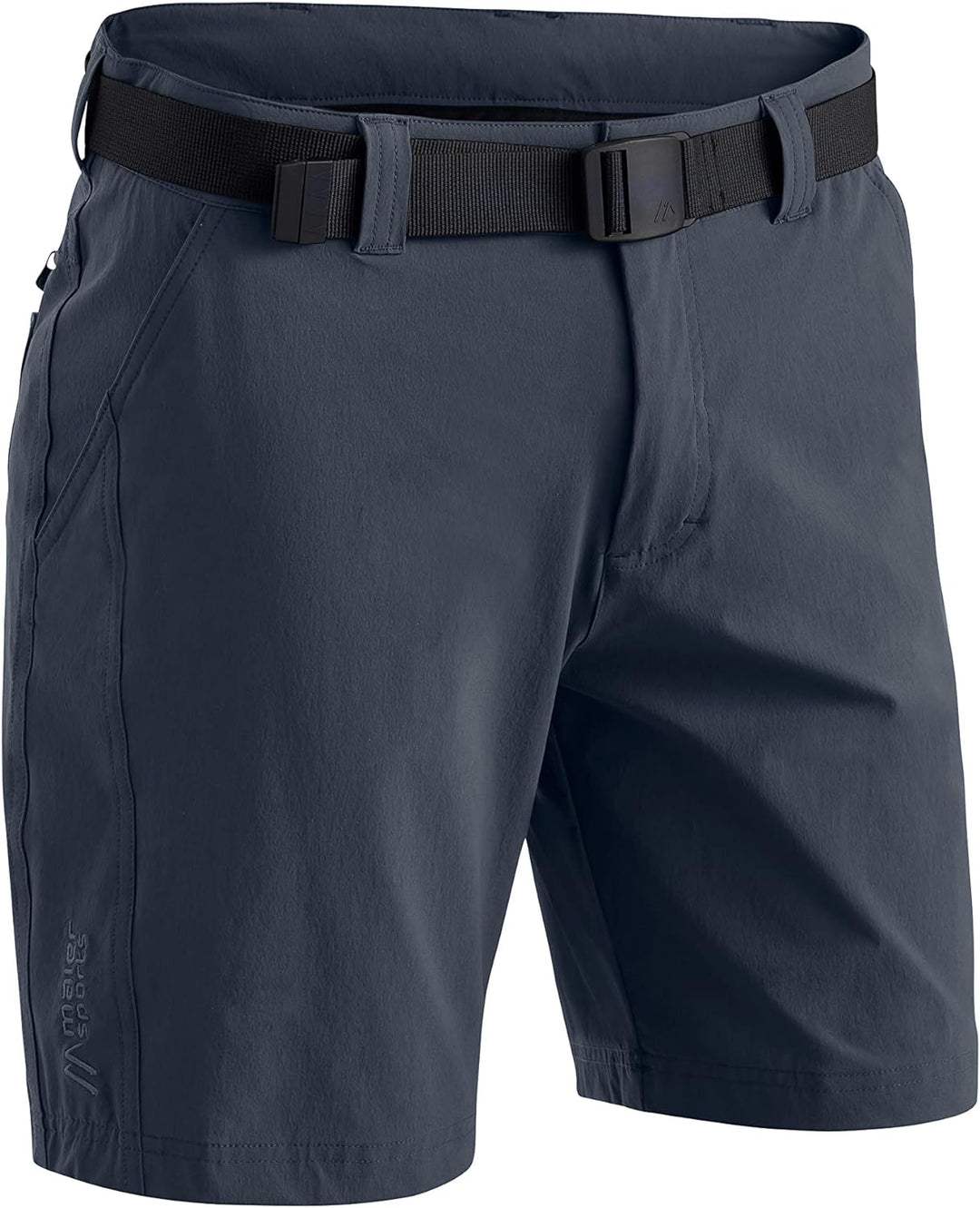Maier Sports Herren Wanderhose Nil Short M, kurze Outdoor-Hose mit Gürtel, 5 Taschen bieten viel Sta