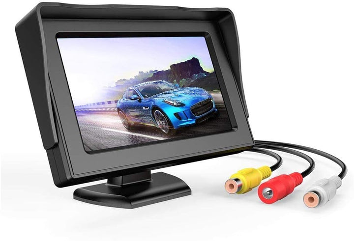 4.3 Zoll ABS Rückfahrkamera Anzeige, 16:9 TFT-Display Mit Sonnenblende, Monitor Rückfahrkamera Bidir