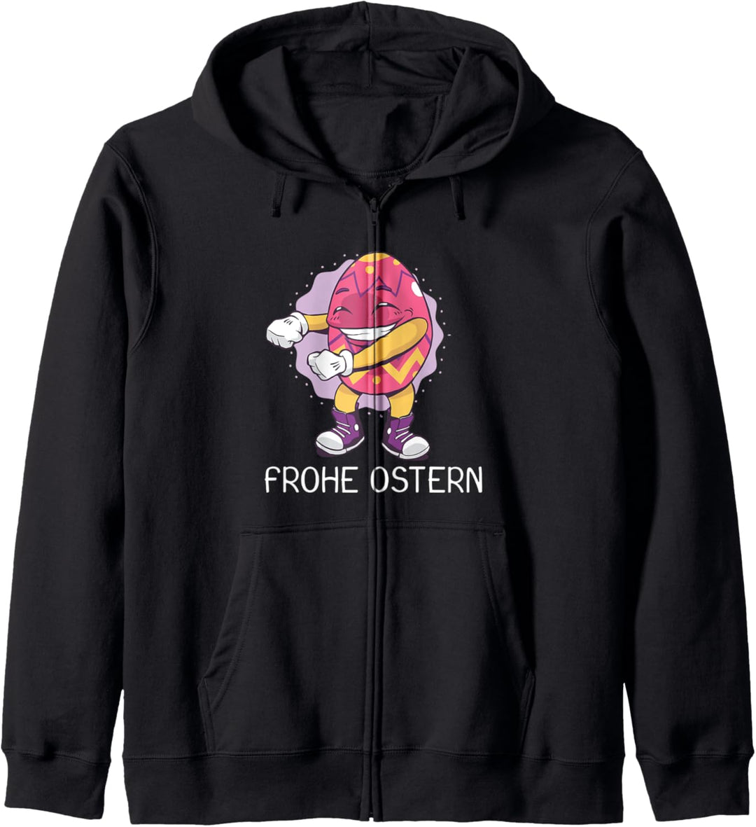 Frohe Ostern Floss Eis Fun Kapuzenjacke