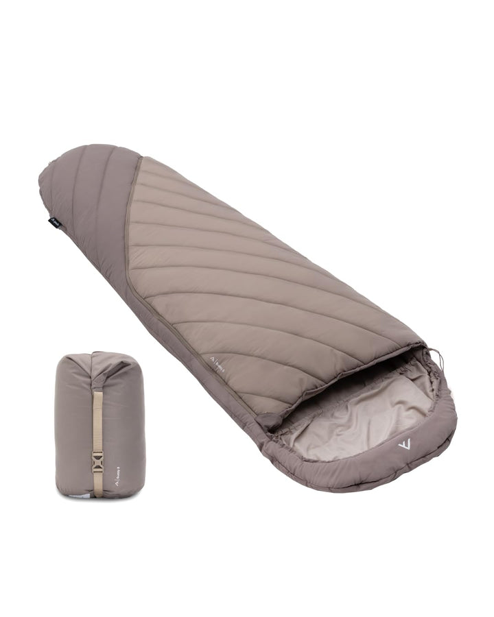 qeedo Buddy 8 Schlafsack Outdoor Sommer (8-25°C) 3 Jahreszeiten - Mumienschlafsack Erwachsene &amp; Juge