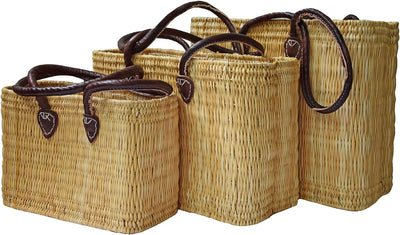 Simandra Seegras Tasche Korb Einkaufstasche Einkaufskorb Flechtkorb Korbtasche Palmgras Langer Griff