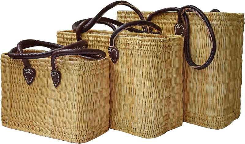 Simandra Seegras Tasche Korb Einkaufstasche Einkaufskorb Flechtkorb Korbtasche Palmgras Langer Griff