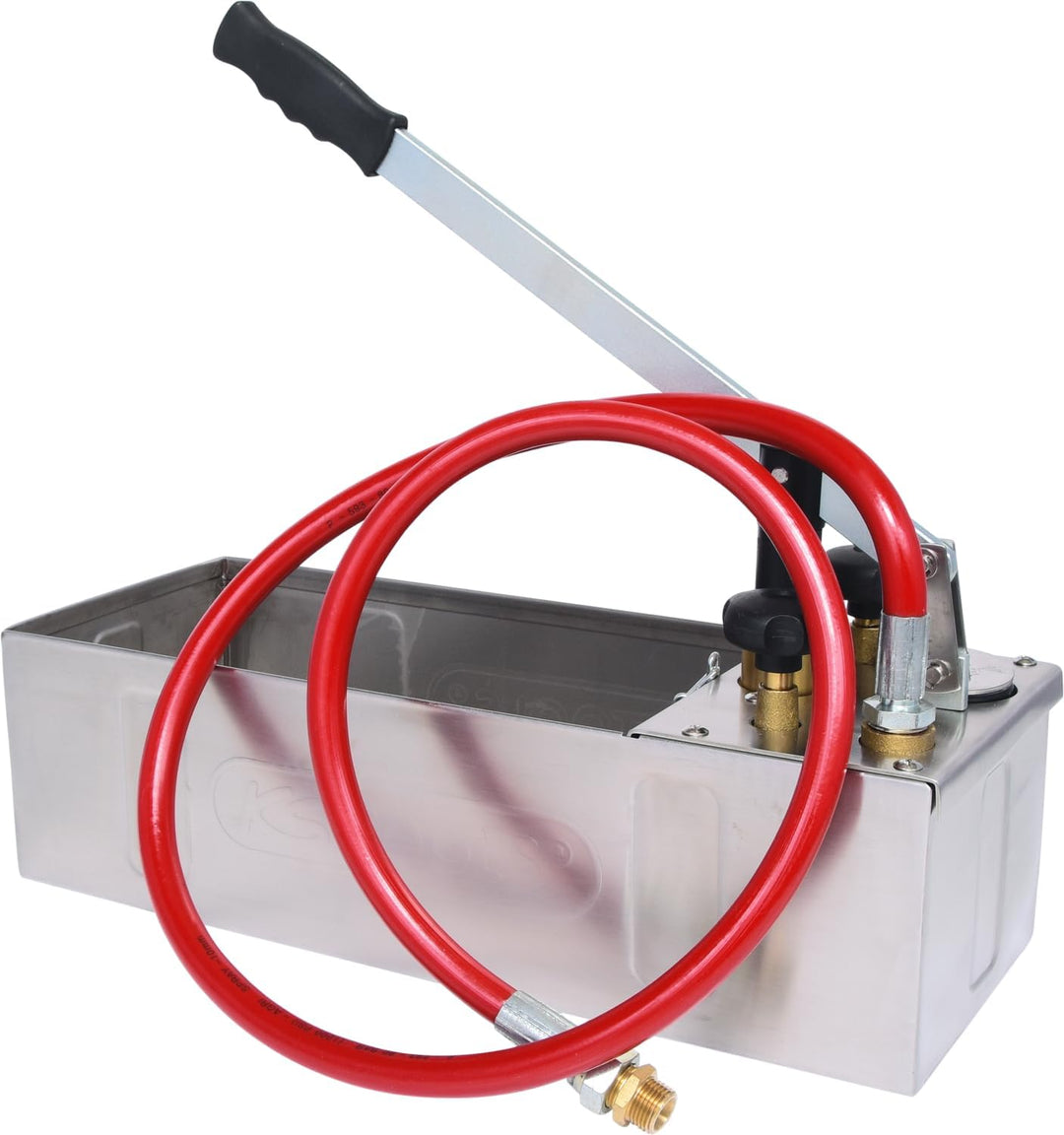 KS Tools 902.2004 Edelstahl Druck-Prüfpumpe, 12 Liter