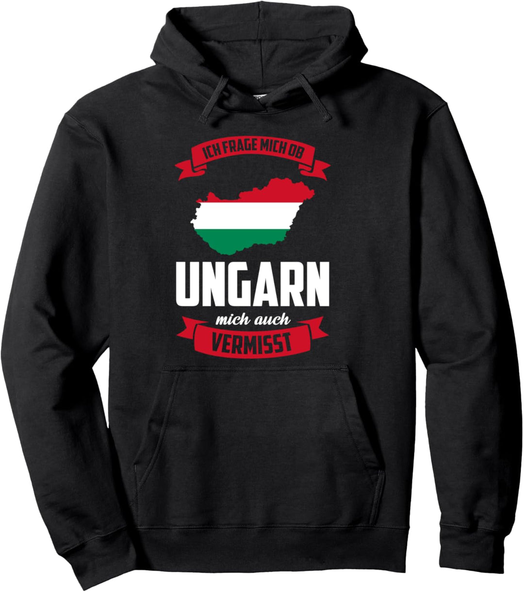 Ungarn Urlaub Reise Ungarische Flagge Pullover Hoodie