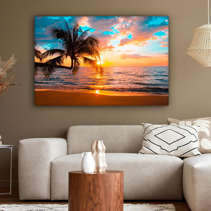 MuchoWow© Leinwandbild Gross 120x80 cm XXL Dekoration Wohnzimmer Bilder Aufhängen Wall Decoration Li