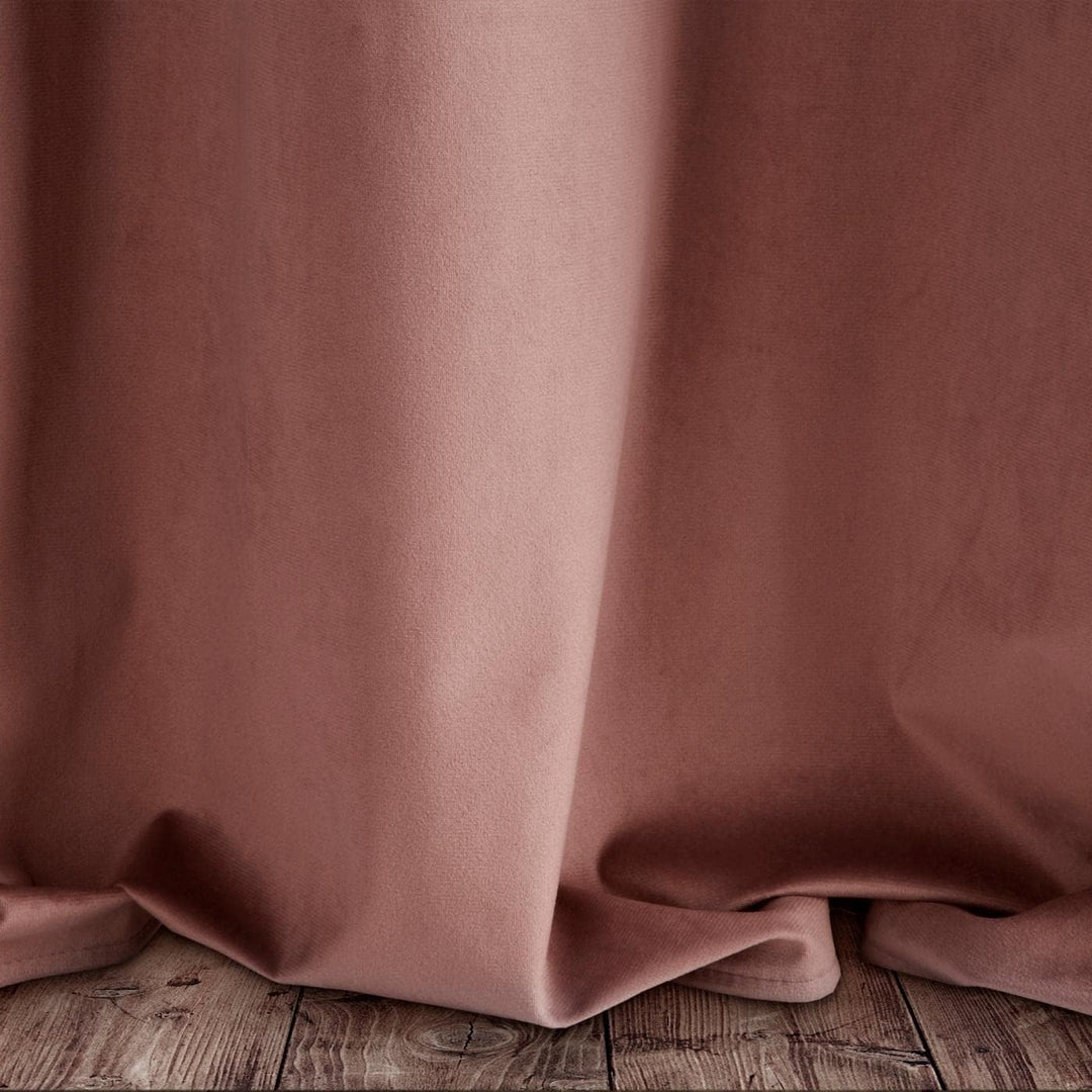 Eurofirany Pierre Vorhang Gardine Samt Ösen Velvet – Wohnzimmer Schlafzimmer Modern Klassisch Metall