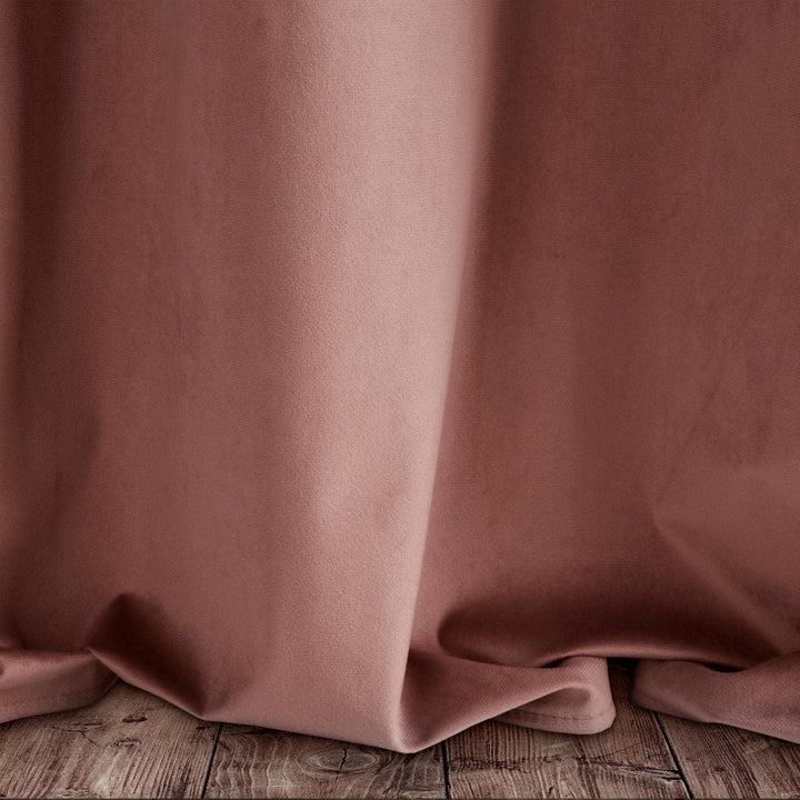 Eurofirany Pierre Vorhang Gardine Samt Ösen Velvet – Wohnzimmer Schlafzimmer Modern Klassisch Metall