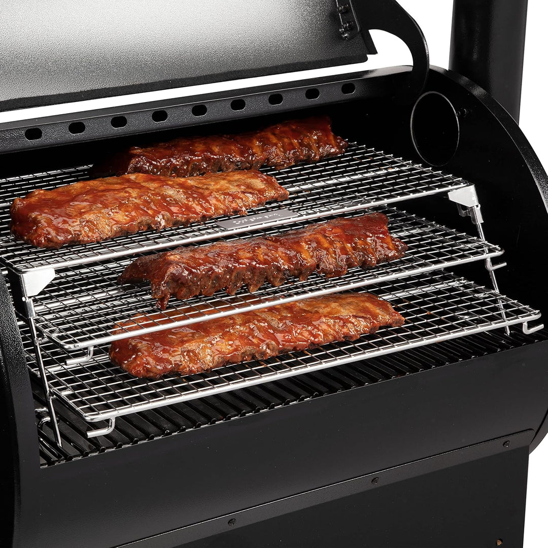 Cuisinart CGR-725 3-stöckiges Pellet-Grillrostsystem Edelstahl, Edelstahl