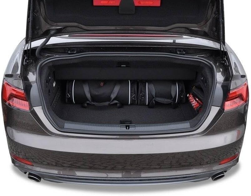 KJUST DEDIZIERTE KOFFERRAUMTASCHEN 4 STK KOMPATIBEL MIT Audi A5 Cabrio B9 2017