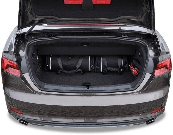 KJUST DEDIZIERTE KOFFERRAUMTASCHEN 4 STK KOMPATIBEL MIT Audi A5 Cabrio B9 2017
