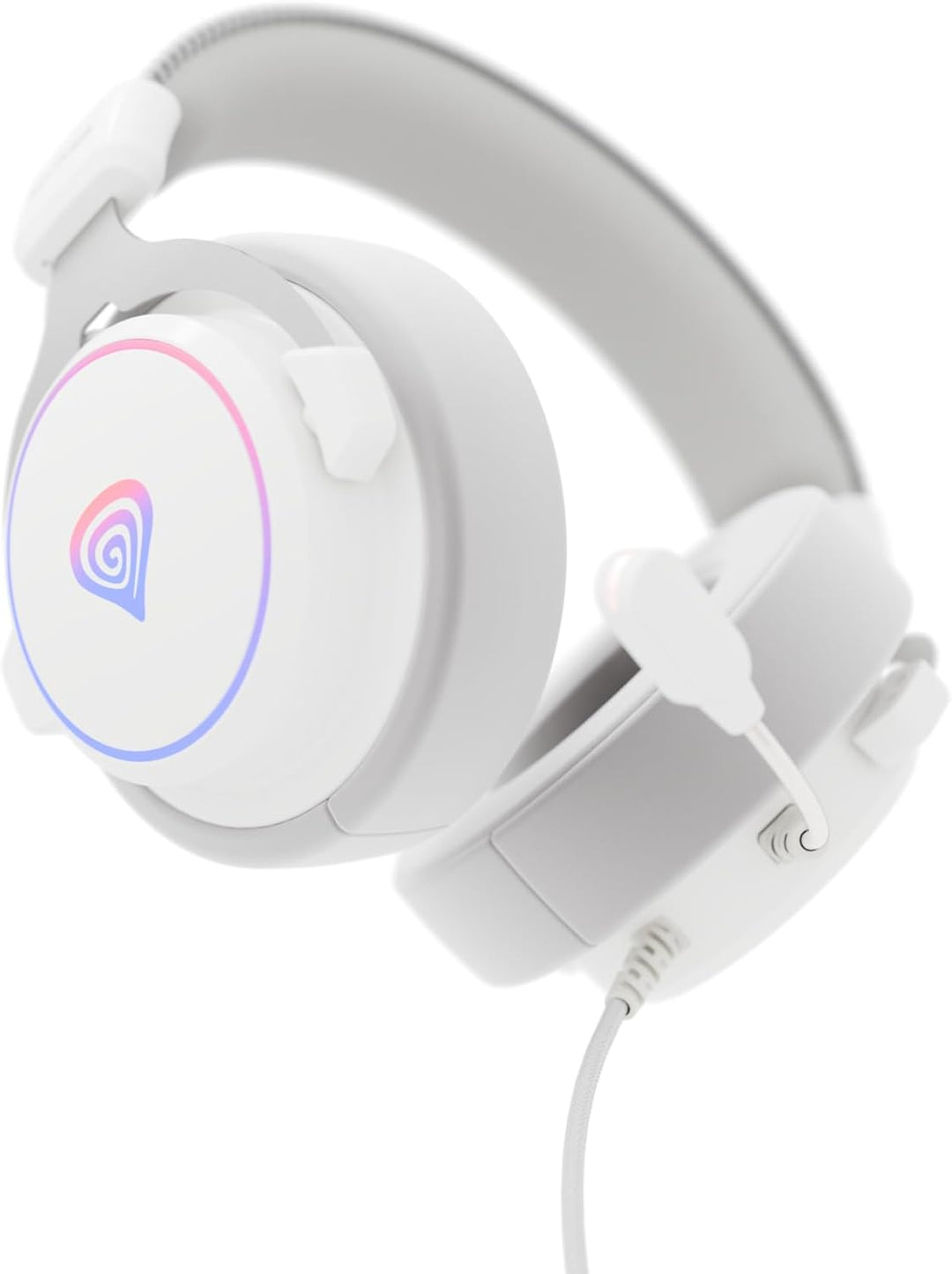 Genesis Neon 764 RGB Gaming Headset USB mit Virtual 7.1 Surround Sound, 50mm Treiber, ENC Mikrofon,