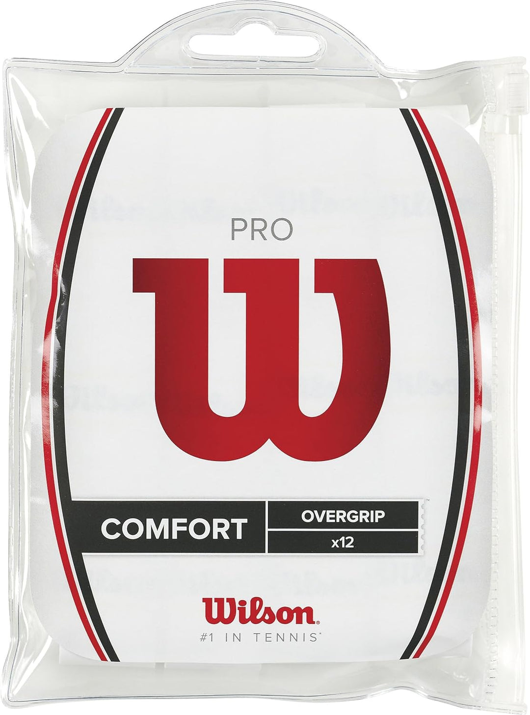 Wilson Pro Comfort Overgrip Pro Comfort Tennisschläger Weiss 12 Stück, Weiss 12 Stück