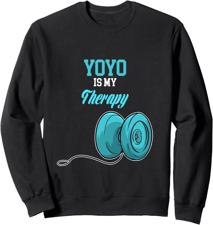 Yoyo ist meine Therapie Witzig Retro Yo-Yo Sweatshirt