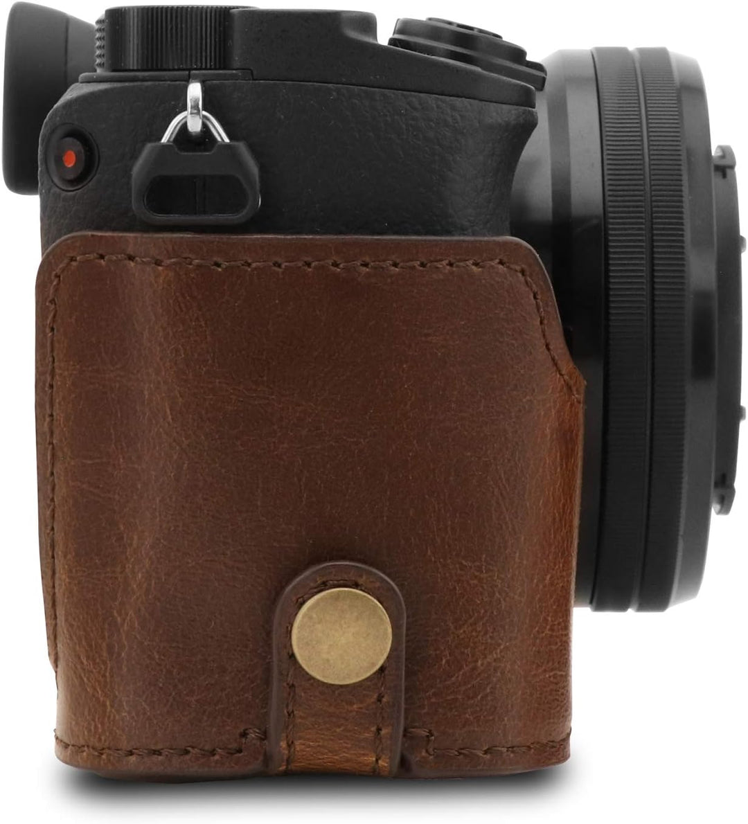 MegaGear MG1652 Ever Ready Kameratasche für Sony Alpha A6100, A6400 (16–50 mm) Braun, Braun