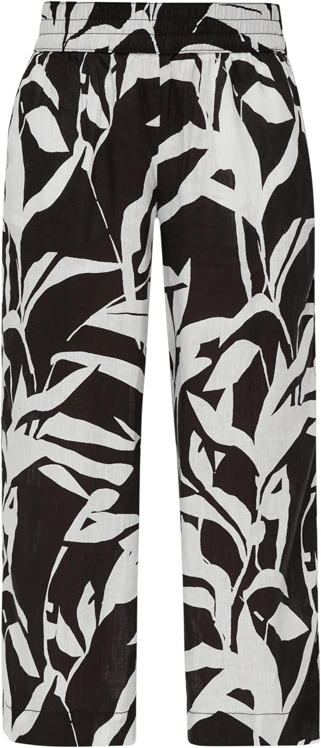 s.Oliver Damen Hose Wide Leg 38 Schwarz 99a3, 38 Schwarz 99a3