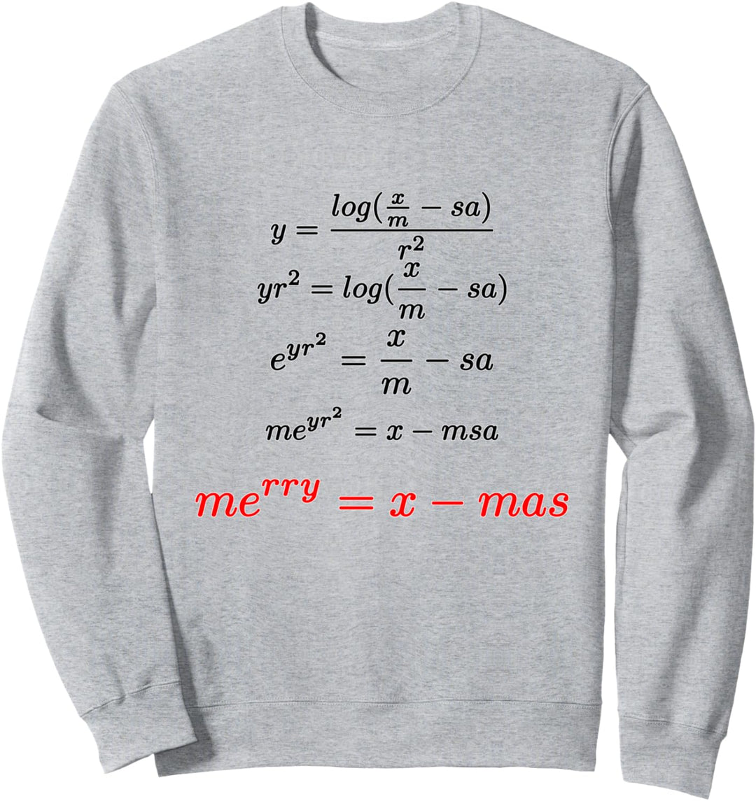 Merry X-mas Christmas Funktion Mathematiker XMas Sweatshirt