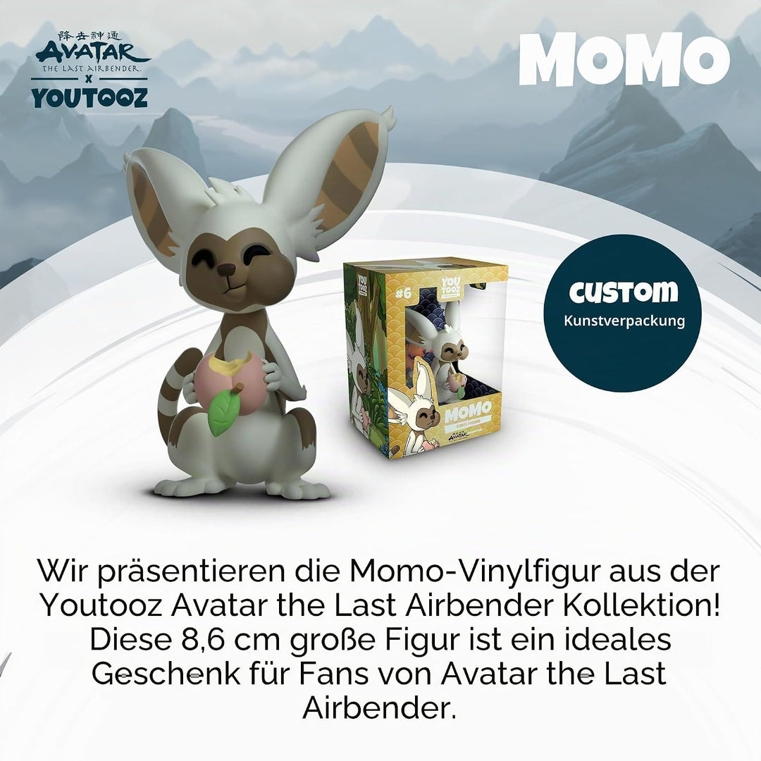 Momo Vinyl-Figur, 8,6 cm Momo aus Avatar The Last Airbender, hochdetaillierte Sammelfigur – Youtooz