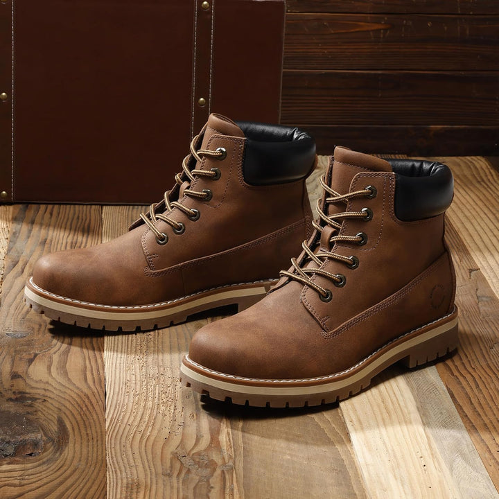 Bruno Marc Winterschuhe Herren Winterstiefel Jungs Warm Gefüttert Schneestiefeletten Kurzschaft Arbe