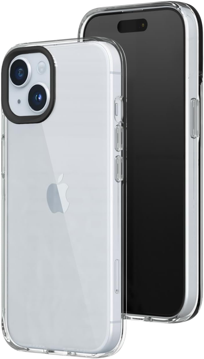 RHINOSHIELD Crystal Clear Case kompatibel mit [iPhone 15 Plus] | Fortschrittliche Vergilbungsresiste