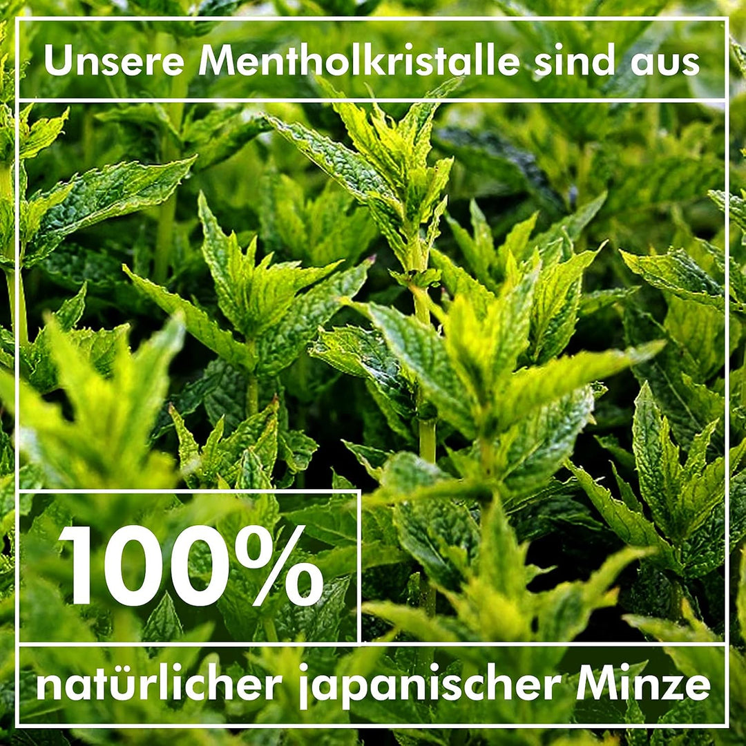 Mentholkristalle Sauna Zusatz No. 1 – Sauna Menthol Kristalle in Lebensmittelqualität – Sauna Salz z