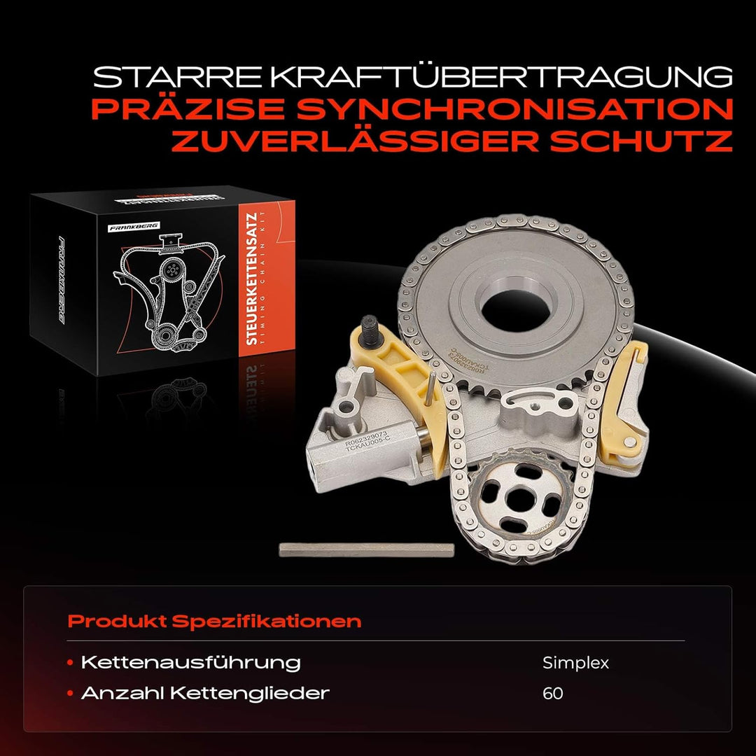 Steuerkettensatz Steuerkette für A4 A6 Superb II P-a-s-s-a-t 2.0L Diesel 2003-2011 03G115230