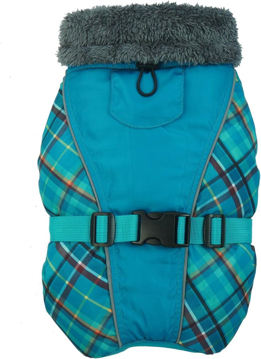 IECOii Hundemantel Winter,Warme Fleece Rollkragen Hundejacke,Wasserdicht Winterjacken Wintermäntel f