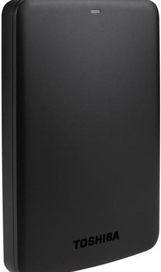 Toshiba Canvio Basics 2 TB Mobile Festplatten (6,4 cm (2,5 Zoll), USB 3.0) schwarz 2TB 2016 Version,