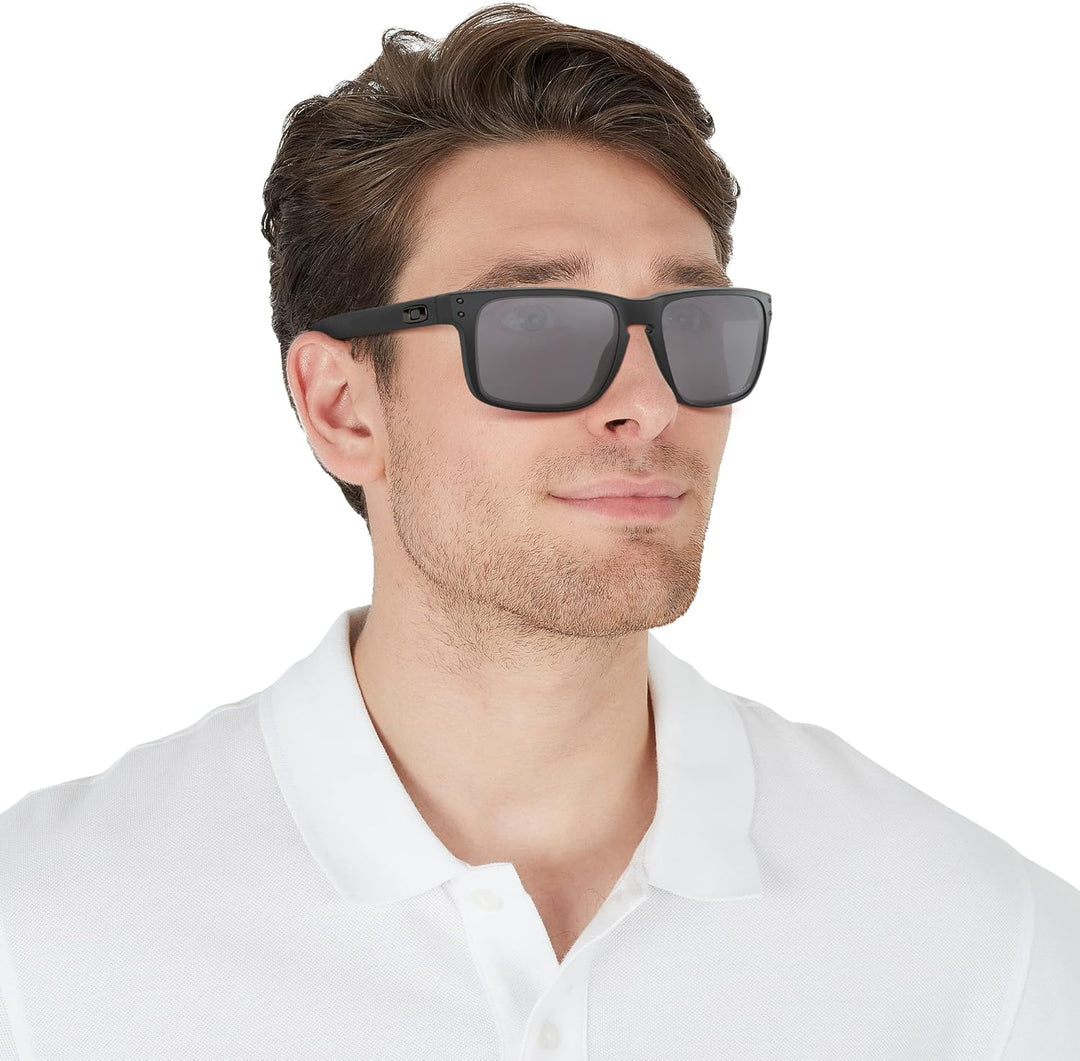 Oakley Herren Holbrook XL 941705 Sonnenbrille, Mehrfarbig (Matte Black), 59