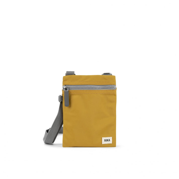 Roka London Chelsea Sling Pocket Bag Nylon Extra Small XS Corn, XS Corn