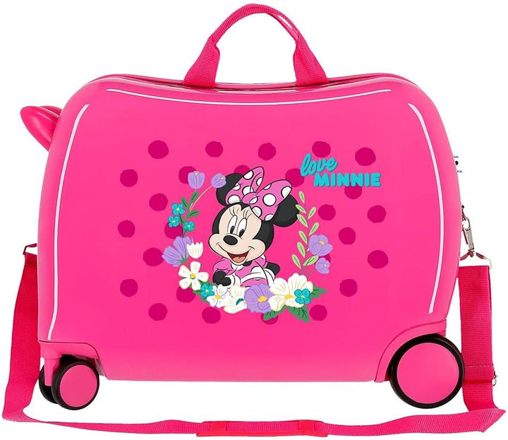 Disney Minnie Golden Days Kinderkoffer, 50 x 38 x 20 cm Kinderkoffer Fuchsie, Kinderkoffer Fuchsie
