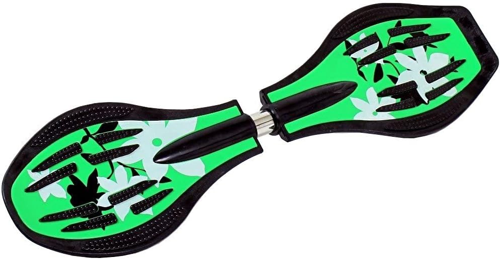 FunTomia Waveboard Original Mach1 Kugellager inkl. Tasche (Verschiedene Farbdesigns) Grün /