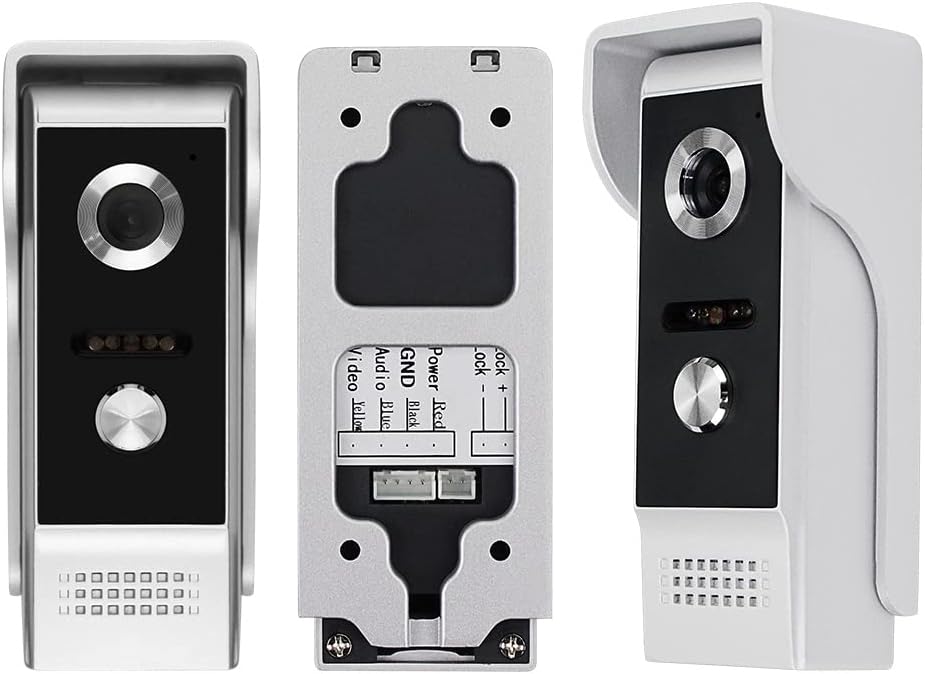 QttyElok 4,3'' TFT Farbe Wired Video Türsprechanlage Türklingel System für Home 700TVL IR Nachtsicht
