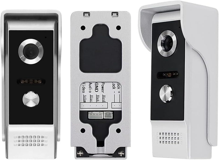 QttyElok 4,3'' TFT Farbe Wired Video Türsprechanlage Türklingel System für Home 700TVL IR Nachtsicht