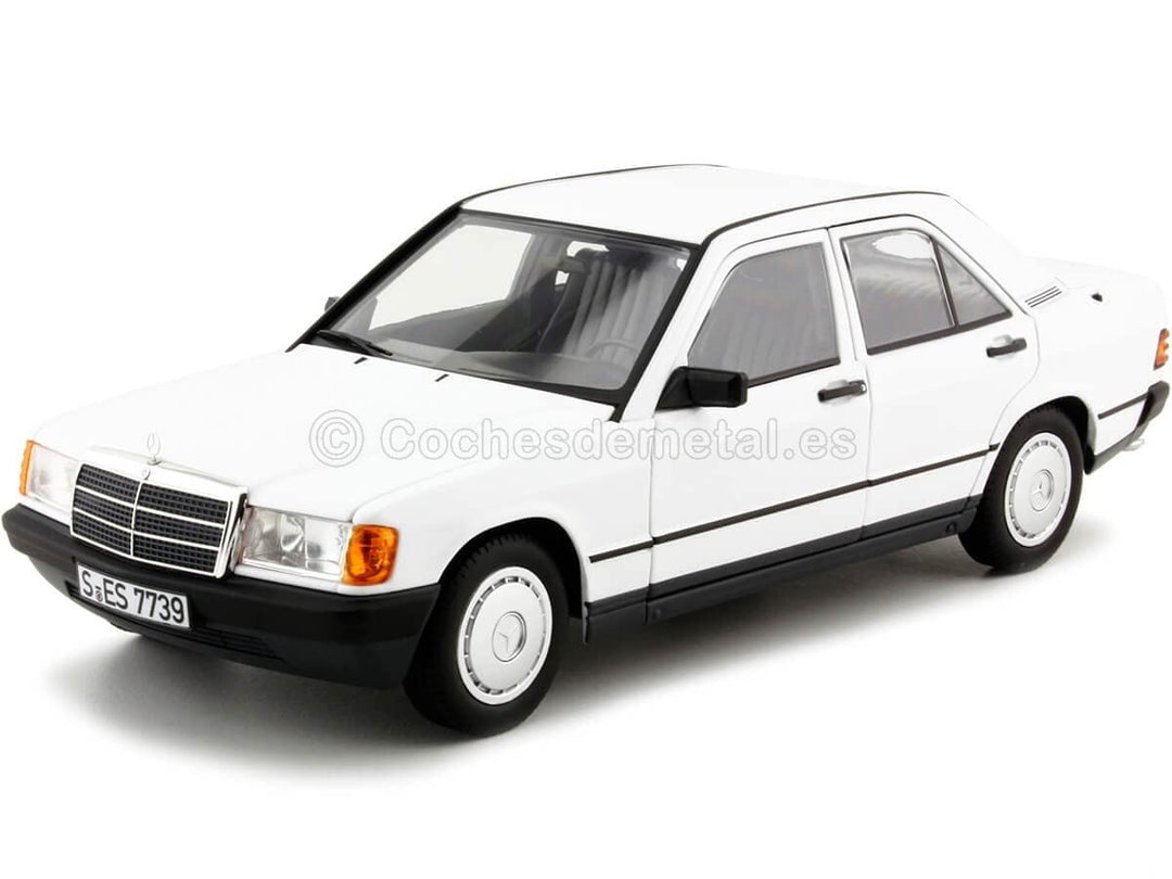 Norev Mercedes 190 E W201 1984 weiss Modellauto 1:18