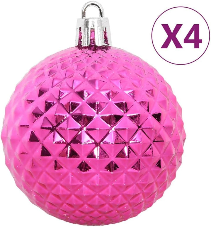vidaXL Weihnachtskugel Set 108-tlg. Christbaumkugeln Baumschmuck Weihnachtsbaumkugeln Weihnachten We