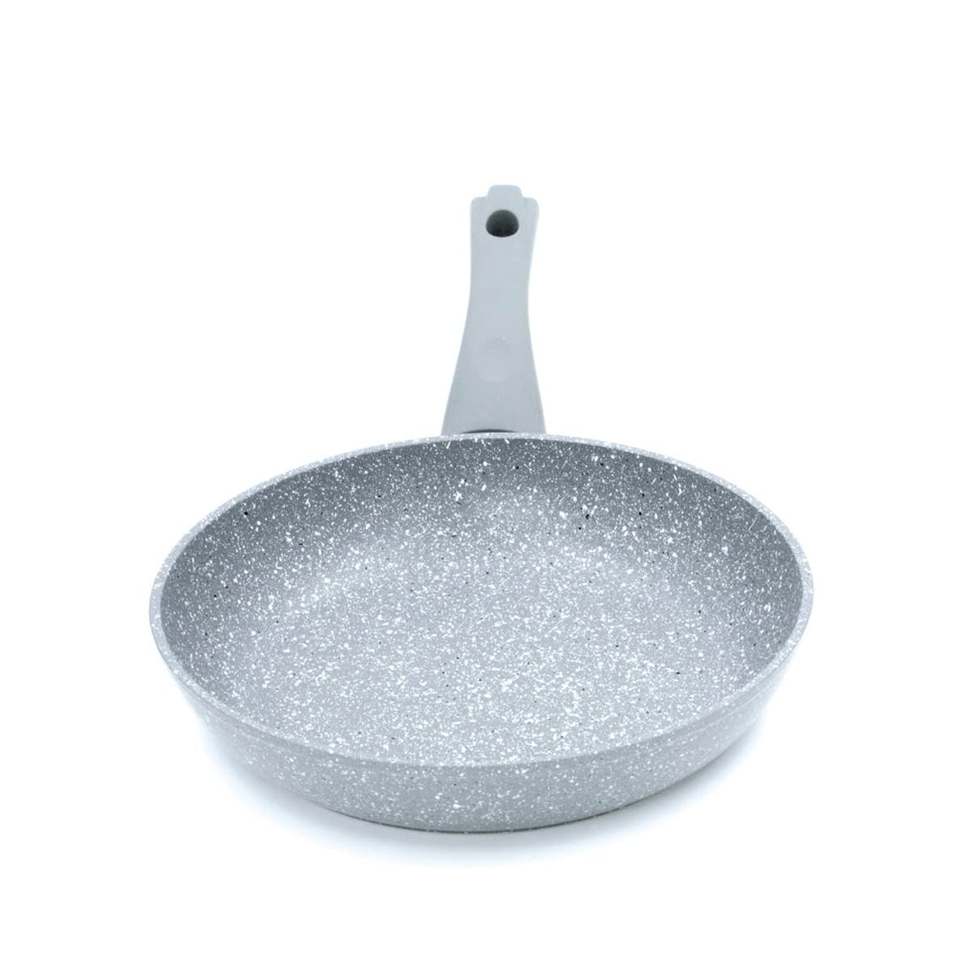 Blackmoor Bratpfanne | 24cm Grau | Antihaft und Kratzfest | Cool-Touch-Griffe | Geeignet für Indukti