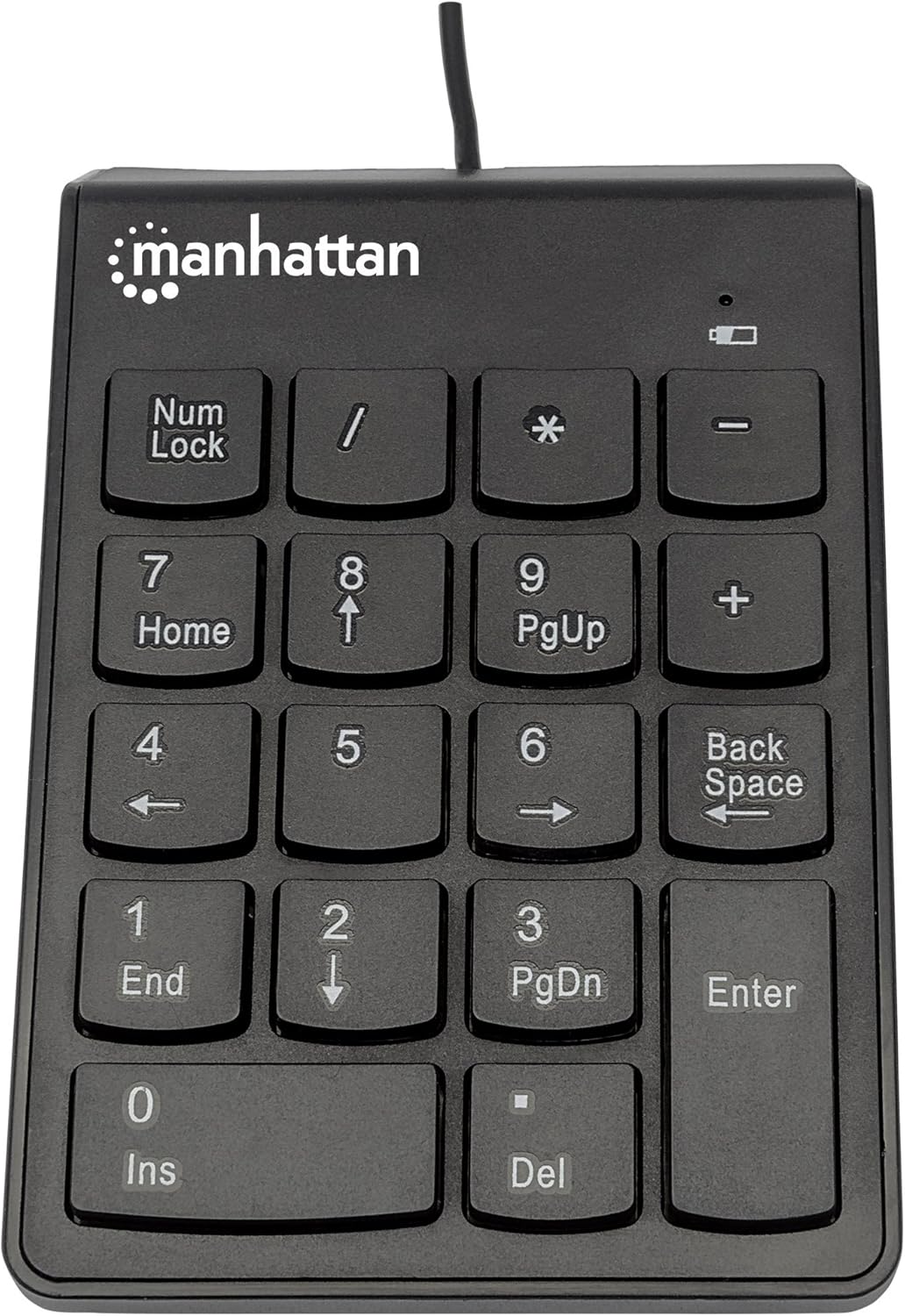 Manhattan-Products Ziffernblock - USB Nummernblock, kabelgebundenes Keypad, NumLock-Funktion, Ultrad